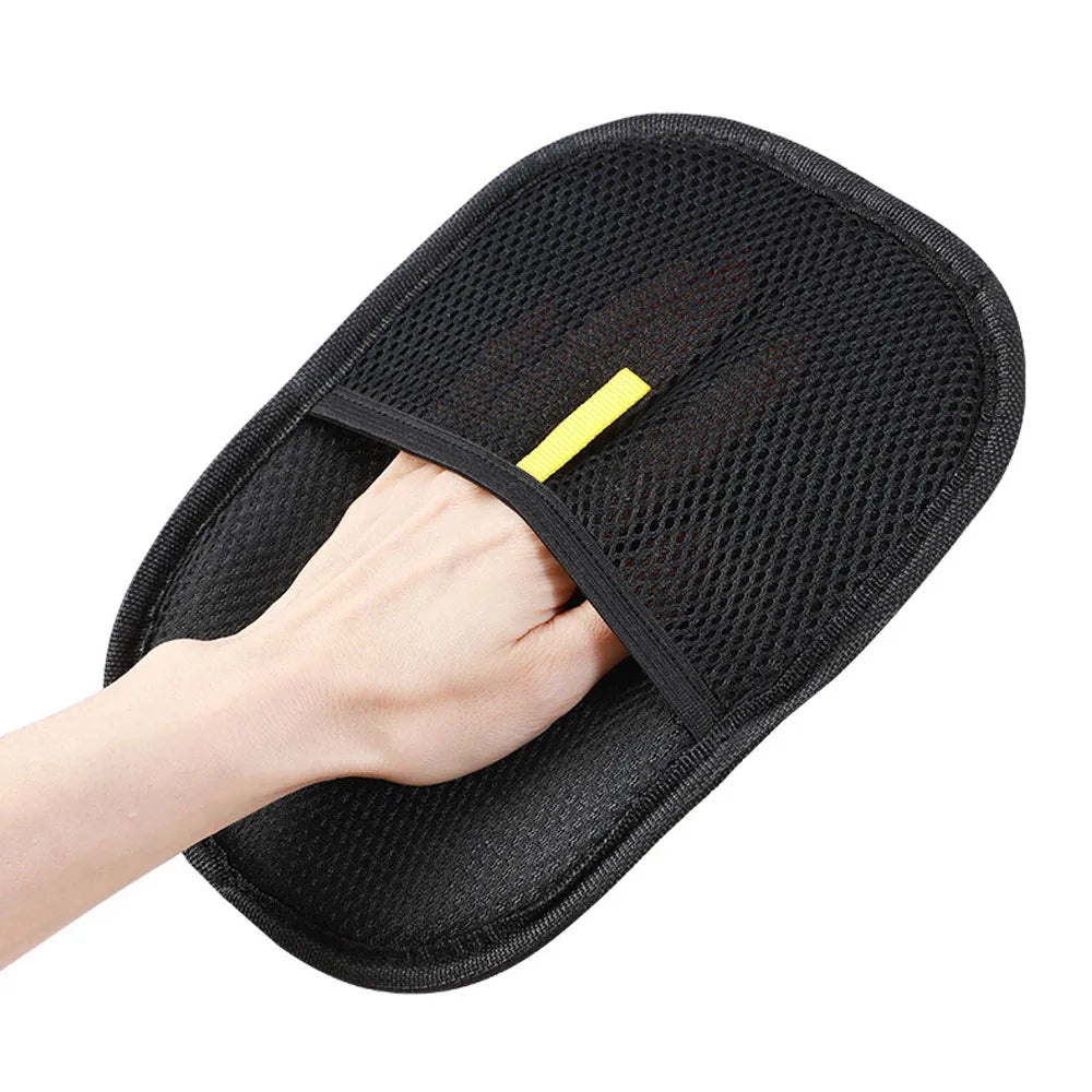 Black Pet Grooming & DE shedding Glove