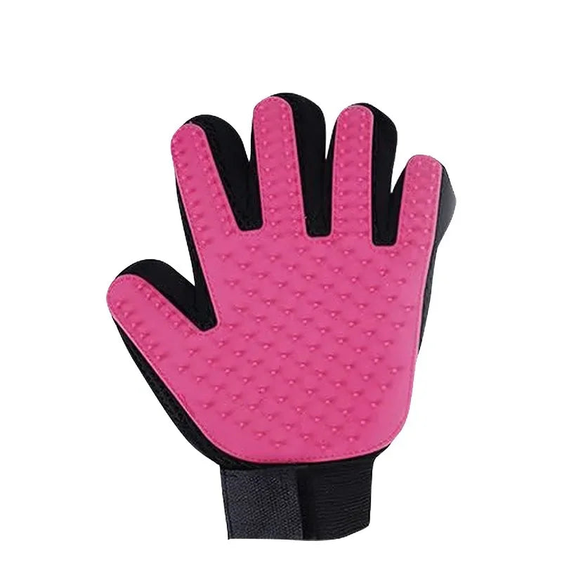 Pet grooming silicone glove
Pink