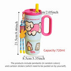 Stickered Smiley Sipper Tumbler
