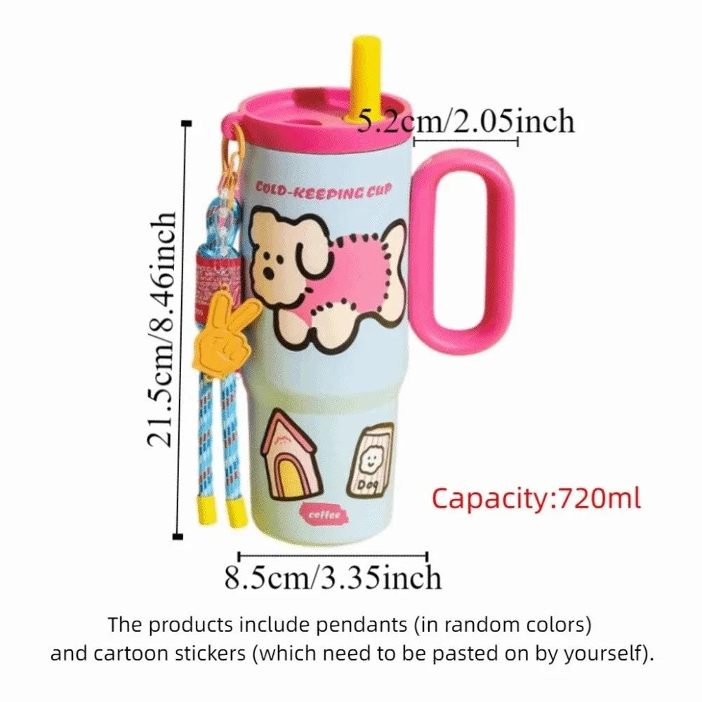Stickered Smiley Sipper Tumbler