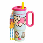 Stickered Smiley Sipper Tumbler
