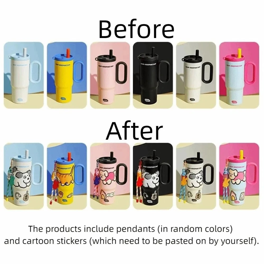 Stickered Smiley Sipper Tumbler