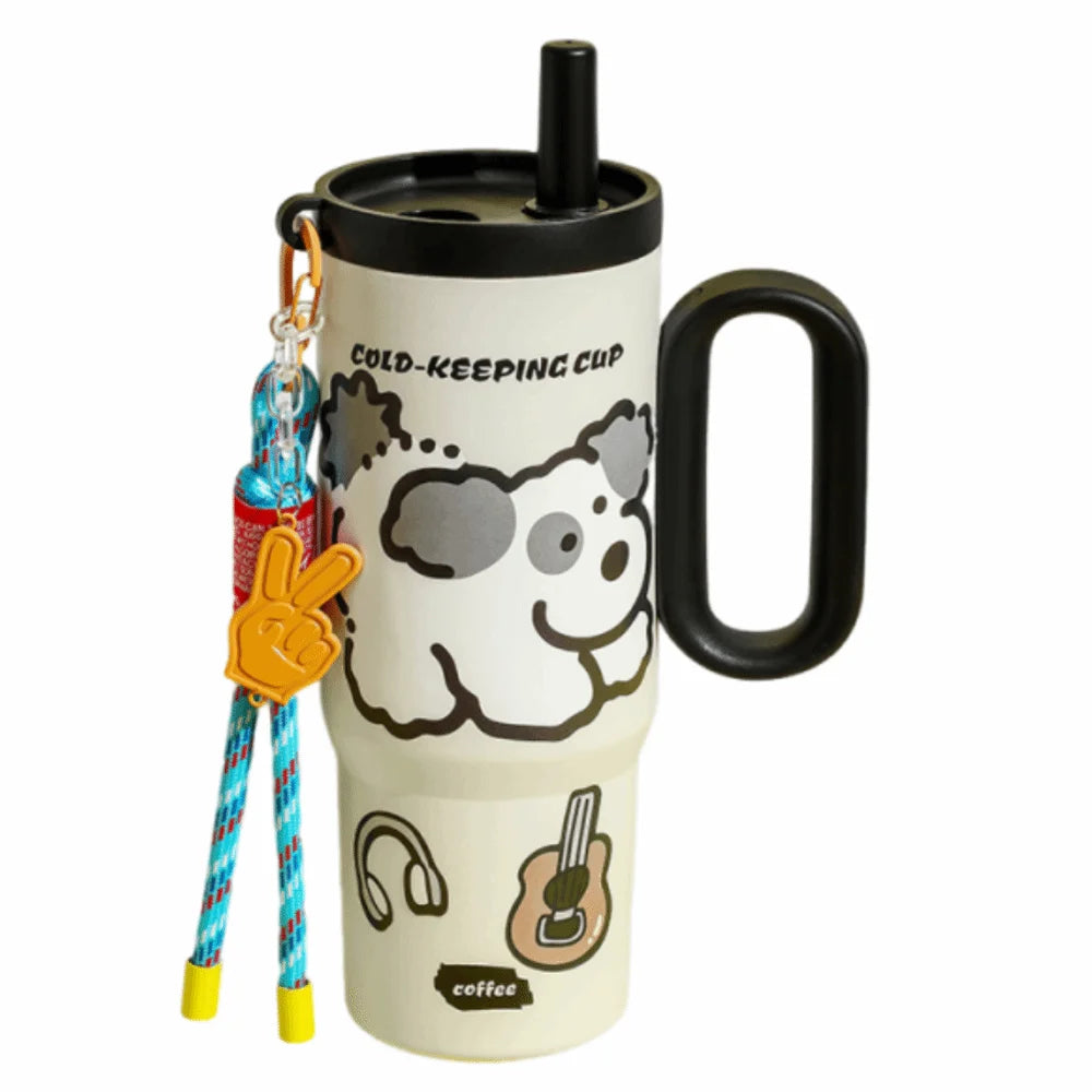 Stickered Smiley Sipper Tumbler