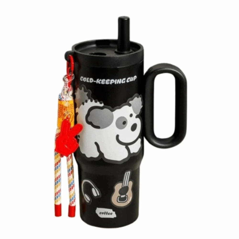 Stickered Smiley Sipper Tumbler