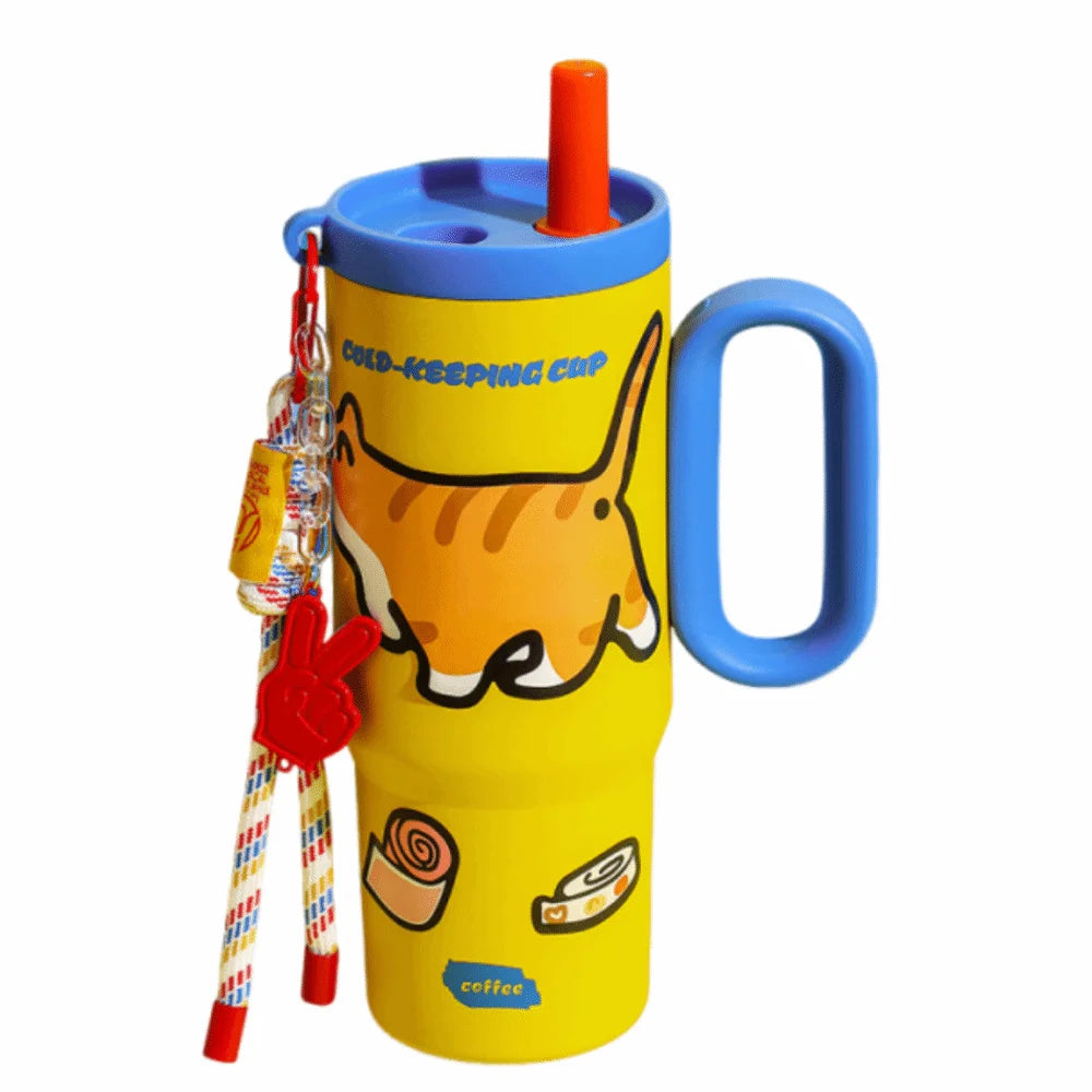 Stickered Smiley Sipper Tumbler
