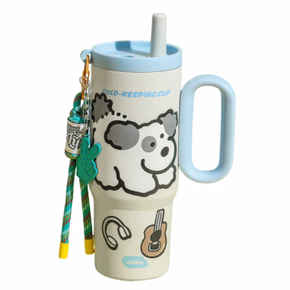 Stickered Smiley Sipper Tumbler