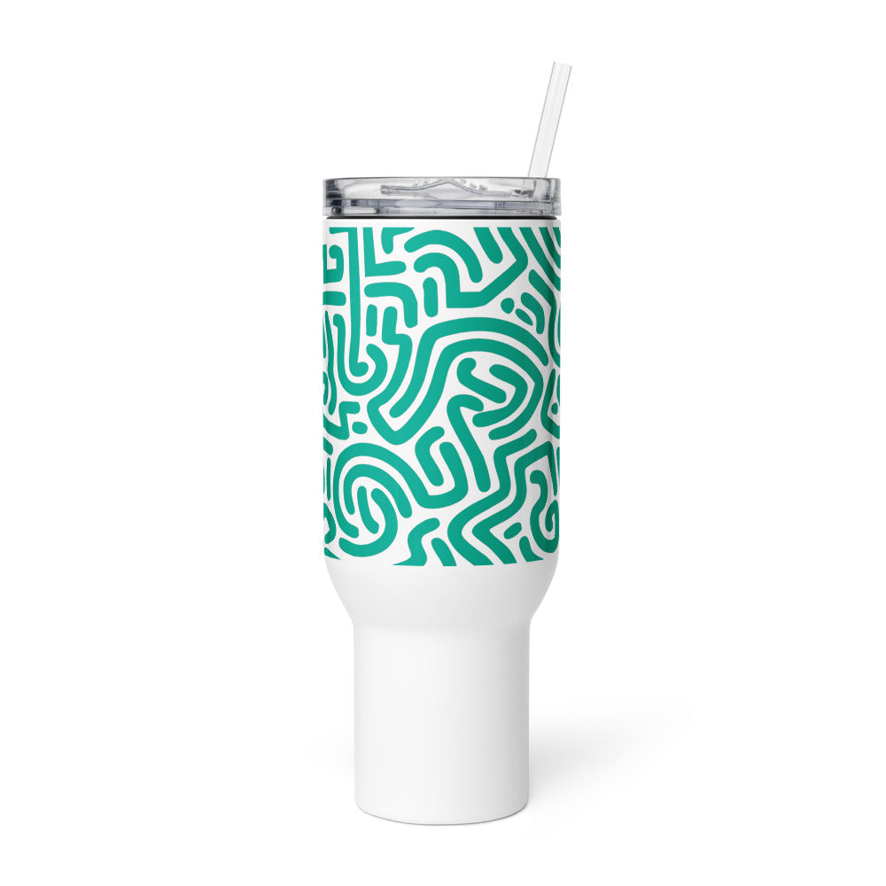 Neon Maze Tumbler 40 oz