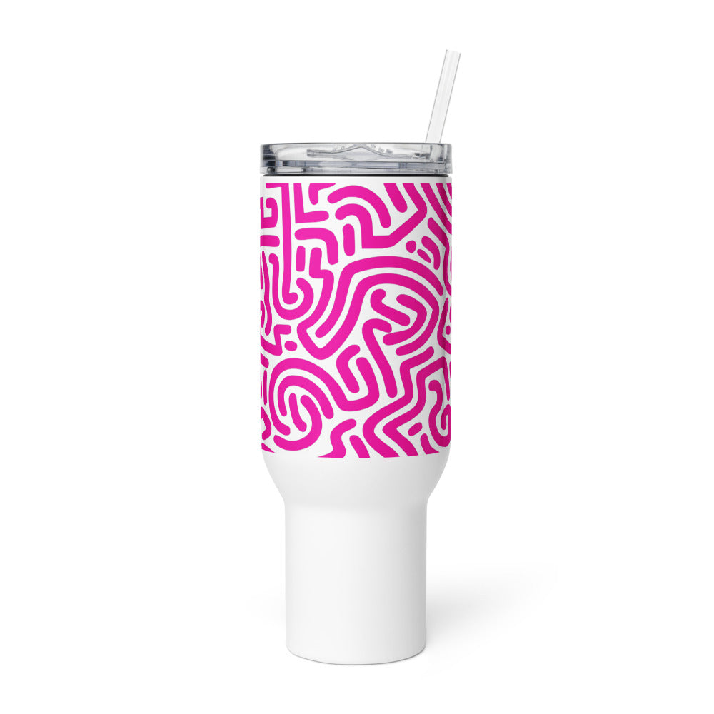 Neon Maze Tumbler 40 oz