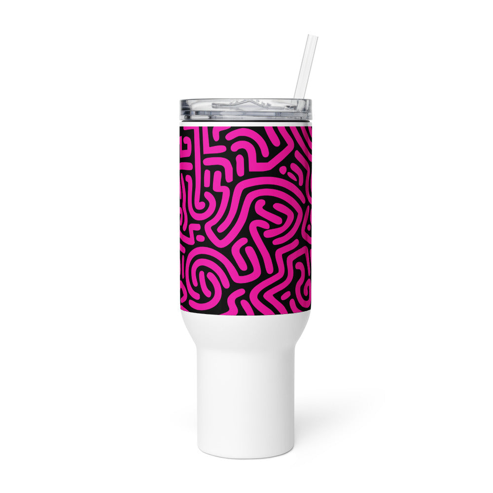 Neon Maze Tumbler 40 oz